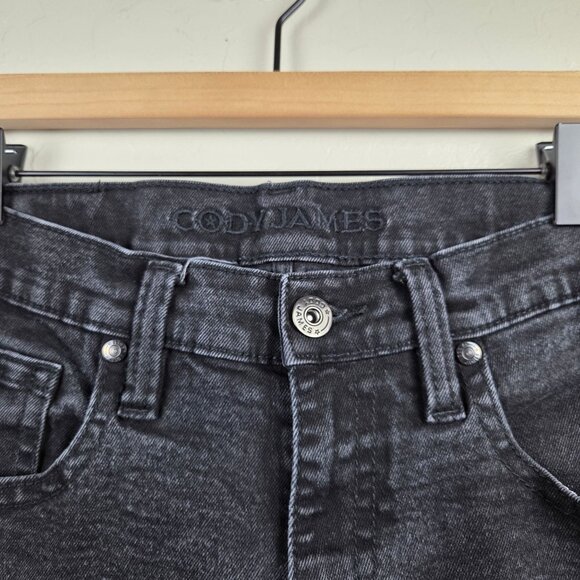 Cody James Slim Straight Leg Black Denim Jeans Size Men's 36x34 Western Cowboy - Picture 2 of 11